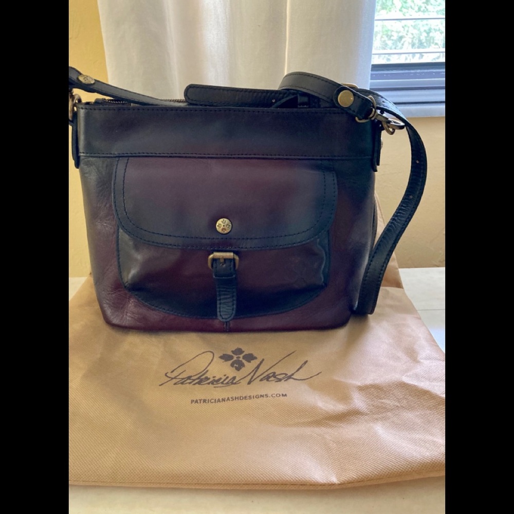 🍷Patricia Nash Tuscania Stained Merlot Bag New